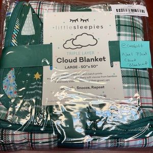 Little Sleepies Noel Plaid Blanket